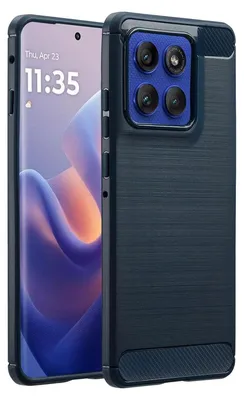 Produktbild von imoshion Brushed Back Cover Motorola Edge 60 Pro - Dunkelblau