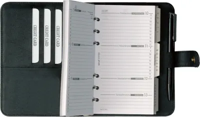 Produktbild von bind Terminplaner Modell 16501 A6 Kalender 2026 schwarz