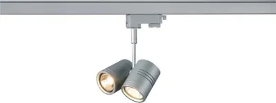 Imagen del producto de SLV BIMA II: Reflector para sistema de rieles de 3 fases, color gris plateado