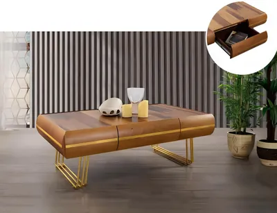 Obrázek produktu pro Stůl dřevo Jídelní nábytek Stoly konferenční stolek Obývací pokoj Design Italský