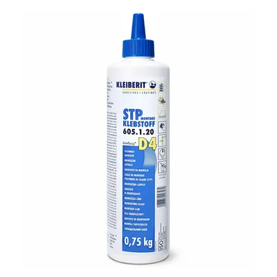 Produktbild von KLEIBERIT 605.1.20 1K STP Klebstoff 0,75 kg – D4 Montagekleber fließfähig, reaktiv & lösungsmittelfrei, für Holz, Metall & Kunststoff