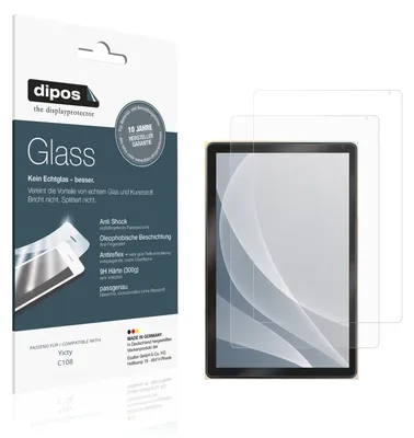Image de 2x Protection ecrán pour Yicty C108 mat Verre souple Film Protecteur 9H dipos