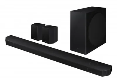 Produktbild von Samsung HW-Q930B/XN, 9.1 Kanäle, 42 W, Dolby Atmos, Dolby Digital Plus, Dolby TrueHD, Schwarz, High Dynamic Range 10+ (HDR10 Plus), AAC, AIFF, ALAC, FLAC, MP3, OGG, WAV