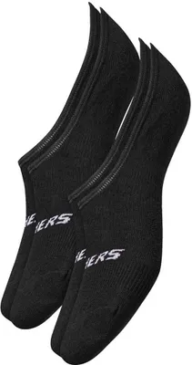 Produktbild von SKECHERS Uni Füßlinge, 2er Pack - Basic Footies, Mesh Ventilation, Anti Slip Schwarz 43-46