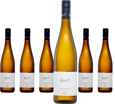 Produktbild von 6 x Geils Sekt- und Weingut Riesling Trocken Edition »F«