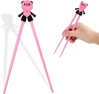 Productafbeelding van Antislip eetstokjes, herbruikbaar, roze, 1 paar, voor sushi