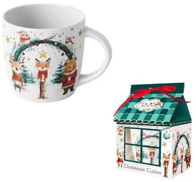 Obrázok produktu pre Porcelánový hrnček v darčekovej krabičke Christmas Cuties 2
