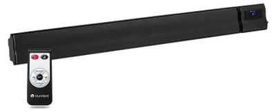 Image de Klarstein Chauffage radiant, Chauffage électrique pour terrasse & jardin, Chauffage infrarouge avec télécommande, minuterie, affichage LED, Chauffage infrarouge IP44, Chauffage sans CO2 et à haute efficacité énergétique, 3000W