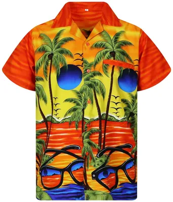 Productafbeelding van Funky Hawaïhemd voor Heren met Korte Mouwen
