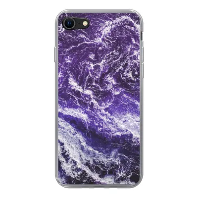 Produktbild von MuchoWow® Handyhülle Schutzhülle Hülle für iPhone 8 Mineralien - Muster - Naturstein Silikon Softcase Handy Hülle - Schutzhaube