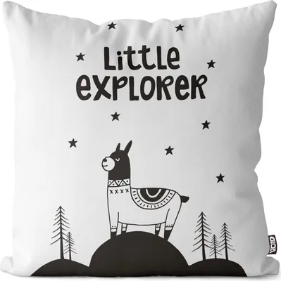 Produktbild von VOID Abenteurer Lama Wald Kissenbezug Kissenhülle Sofakissen Kissen Deko Outdoor-Kissen Dekokissen