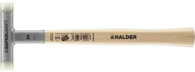 Produktbild von HALDER SUPERCRAFT Schonhammer Ø 20 mm rückschlagfrei mit Stahlschrotfüllung