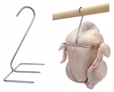 Produktbild von J.A. Stallux K-300 Räucherhaken für Fleisch und Geflügel