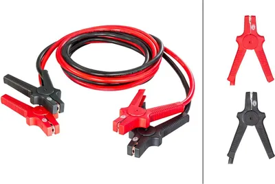 Produktbild von Starthilfekabel 24 V 480 A 4,5 m Kabel für Fzg. mit Dieselmotor HELLA universell