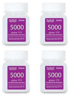 Produktbild von Kalibrierlösung EC 5000 μS/cm, 4 x 50 ml, für Messgeräte