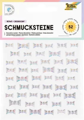 Obrázek produktu pro folia 12319 folia bižuterní kameny BOWS IRIDESCENT, samolepicí