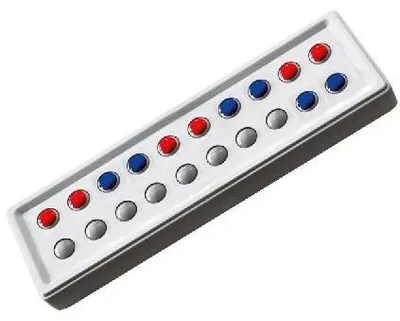Produktbild von ABACO 20 tricolor rot-blau