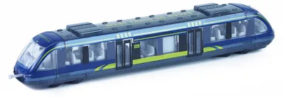 Productafbeelding van De moderne metaal/kunststof trein
