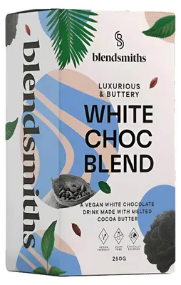 Produktbild von Weiße Trinkschokolade Blendsmiths, 250 g