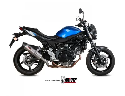 Obrázek produktu pro Mivv SPORT tlumič OVAL SLIP-ON Titan Cap pro SUZUKI SV 650 BJ 2016 &gt