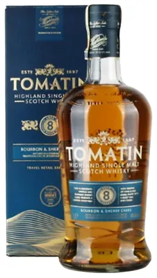 Produktbild von Tomatin 8 Jahre - Bourbon & Sherry Casks - Highland Single Malt Scotch Whisky