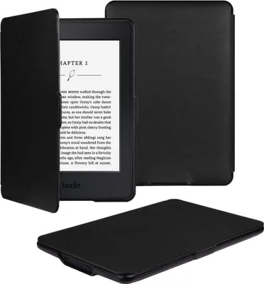 Image de Étui à bandoulière pour Kindle Paperwhite 1/2/3 (Noir)