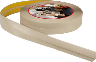 Produktbild von ProfiPVC Weichsockelleiste PVC 18x18mm 5 Meter selbstklebende Abschlussleiste Küche Badezimmer, Beige