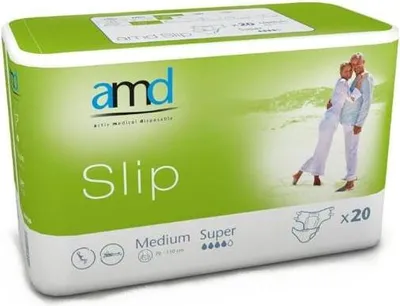 Image de AMD Slip Super Medium - 1 paquet de 20 protections