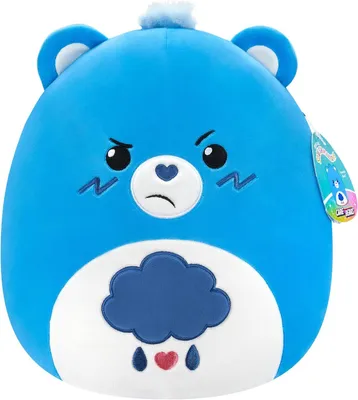 Obrázok produktu pre Squishmallows Care Bears Grumpy Bear – 30 cm roztomilá plyšová hračka