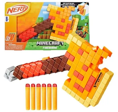 Immagine prodotto di Nerf Minecraft Firebrand, 8 anni, 99 anni, Competitive Battling, 153 g
