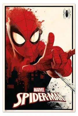 Produktbild von Erik Editores Marvel Spiderman Thwip Plakat Rot  Rot One Size