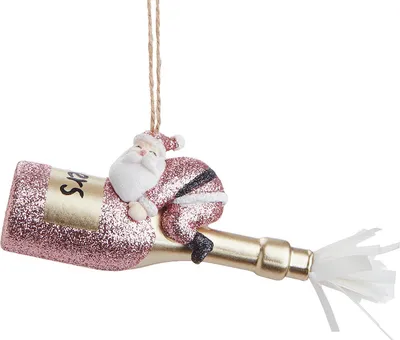Produktbild von BUTLERS Baumanhänger HANG ON Santa Sektflasche