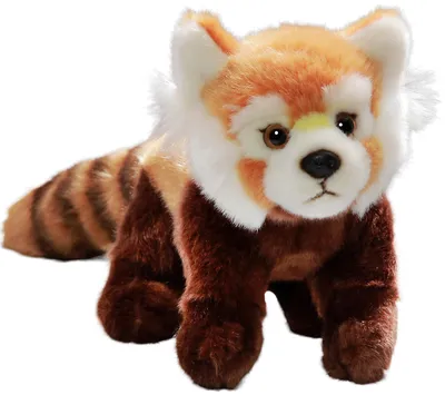 Immagine prodotto di Carl Dick panda rosso, orso gatto ca. 24 cm, ca. 37 cm con coda 2211 peluche, peluche, peluche