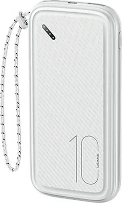 Produktbild von Usams Powerbank Pb56 10000Mah 2Xusb / Usb-C / Microusb Schnellladegerät Biały/Weiß 10Kcd15002 (Us-Cd150)