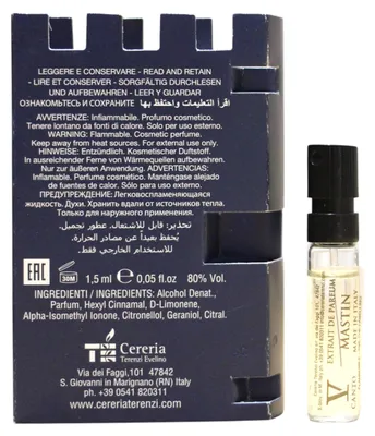 Produktbild von V Canto, Mastin, Parfum-Extrakt, Unisex, 1,5 ml *Flä schchen