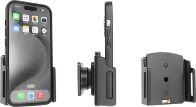 Produktbild von Brodit Halter passiv iPhone 15 Pro verstellbar