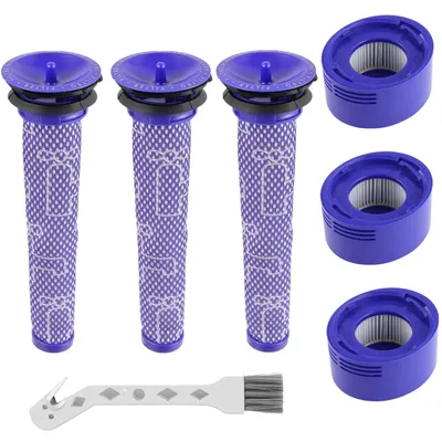 6er Set Filter für Dyson V7 & V8 Staubsauger