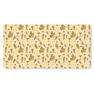 Produktbild von MuchoWow® Mauspad Mousepad Sommer - Obst - Cocktails - Muster 60x30 cm - Mousepads - Maus Mat - Pad - Mausunterlage - Nachhaltig
