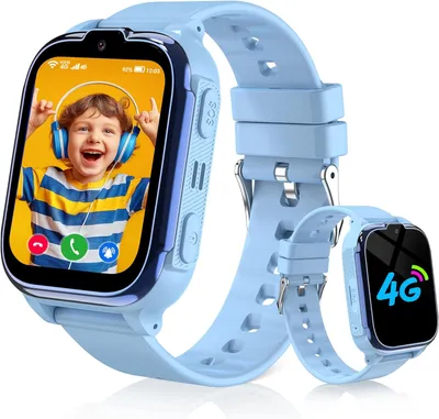 Produktbild von Kinder Smartwatch mit GPS & Telefon Videoanruf SOS Schulmodus IP68 wasserdicht Spiele Lern & Fitnessfunktionen