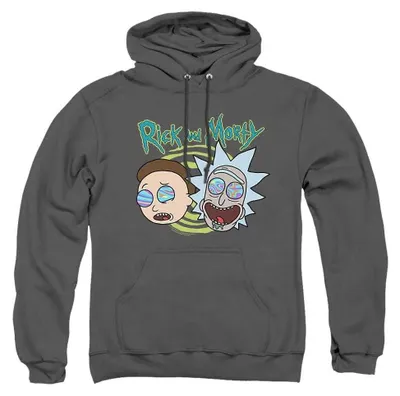 Obrázok produktu pre Mikina s kapucňou Rick and Morty – "Blown Minds", uni, pre pánov/dámy, model TV40590 (XL), farba: antracit