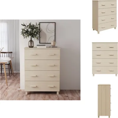 Produktbild von vidaXL Sideboard HAMAR Honigbraun 79x40x103,5 cm Massivholz Kiefer -  Sideboards