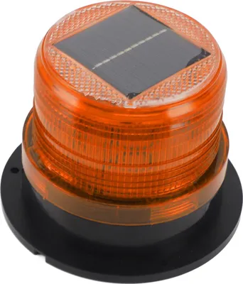 Zdjęcie produktu dla Solarny stroboskop ostrzegawczy miga wodoodpornym światłem awaryjnym LED z mocną podstawą magnetyczną do odśnieżania samochodów wózków widłowych żółty żółty