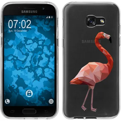 Produktbild von PhoneNatic Case kompatibel mit Samsung Galaxy A7 (2017) Silikon-Hülle Vektor Tiere M2