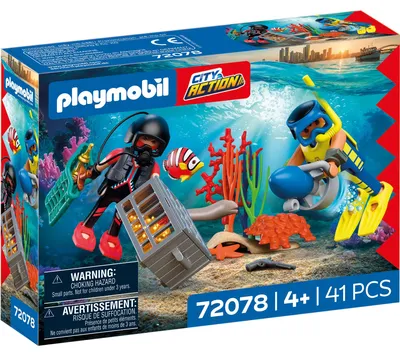 Produktbild von 72078 City Action Polizeitaucher mit Schatz