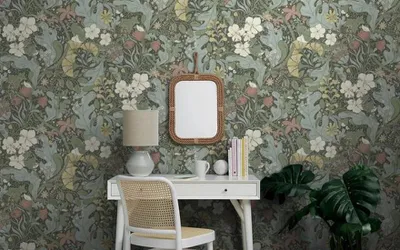 Produktbild von Unyqoos® botanische selbstklebende Möbelfolie für stilvolle Innendekoration – 41 x 300 cm