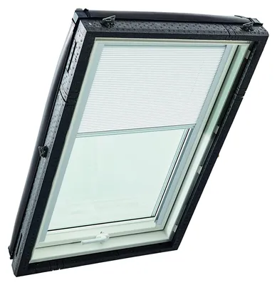 Plissee Faltrollo für Dachfenster, 114/118 | 11/11, manuell, weiß, 100 x 104 cm