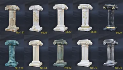 Produktbild von Design Säulenlampe Lampe Leuchte Lampenschirm Dekolampe Säule Stehlampe 6855 Neu