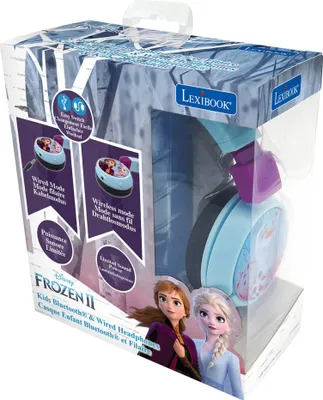 Obrázek produktu pro Lexibook HPBT010FZ, Kabelový a bezdrátový, Hudba, 20 - 20000 Hz, 157 g, Sluchátka, Vícebarevný