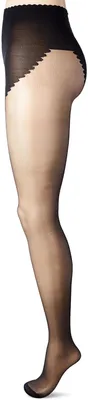 Zdjęcie produktu dla Czarne rajstopy damskie, model "płaski brzuch", body, sztuka x1