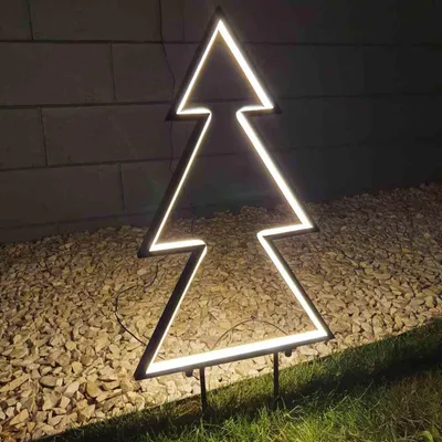 Produktbild von FHS LED-Tanne Lichtband 153er warmweiß 25x2x40cm IP44